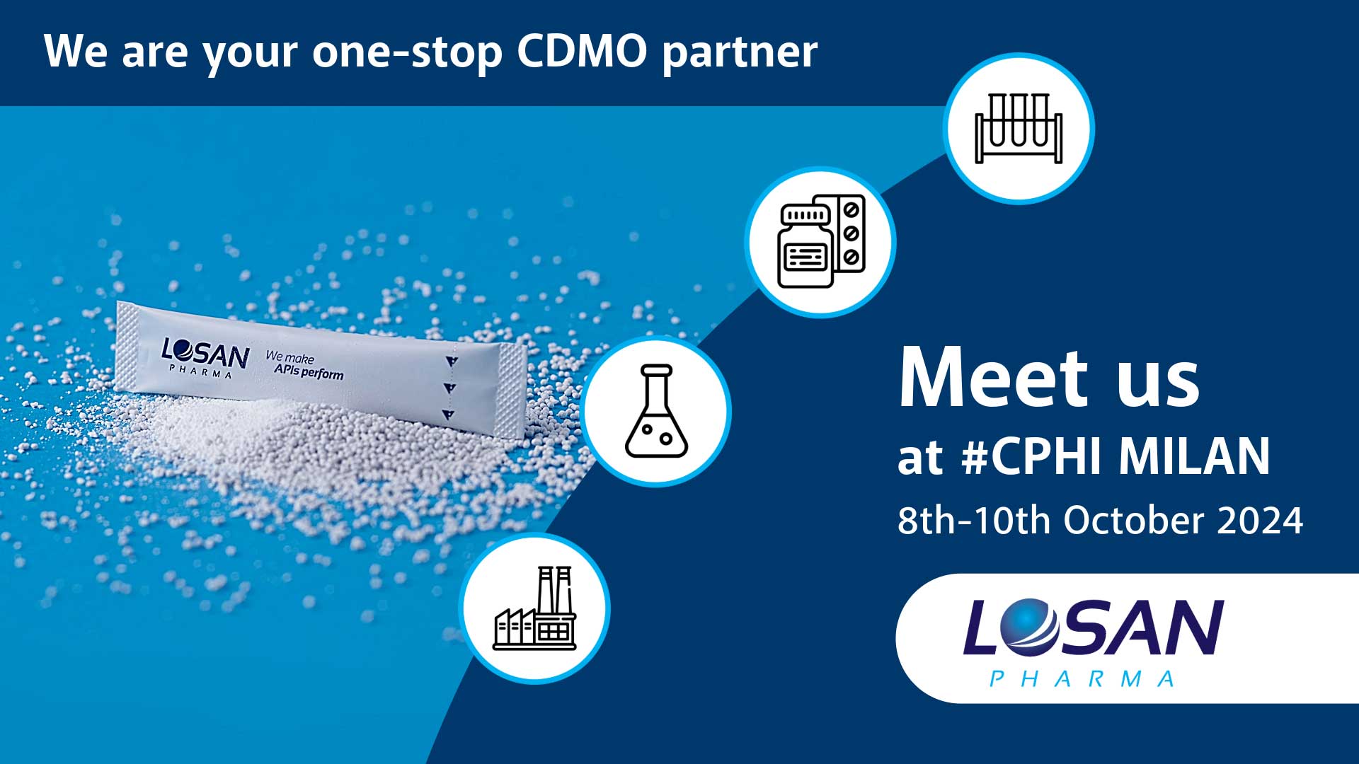 Join Losan Pharma at CPHI 2024 in Milan